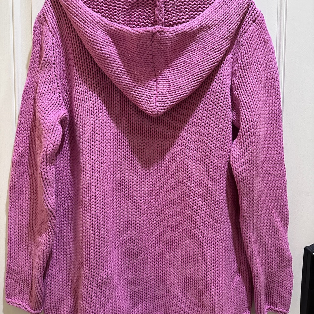 Pink knitted sweater, XL